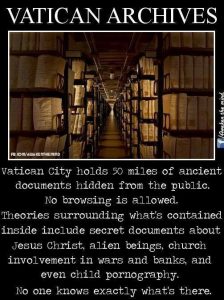 Read more about the article Arhivele Vaticanului ascund cele mai mari secrete ale omenirii
