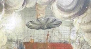 Read more about the article OZN prezent în pictura unei biserici din Sighișoara