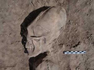 Cimitir mexican din antichitate ce conține 13 schelete ale unor ființe cu craniul foarte alungit