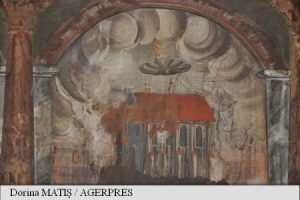 Cel mai vechi monument din Cetatea Medievală a Sighișoarei adăpostește o reprezentare a unui OZN