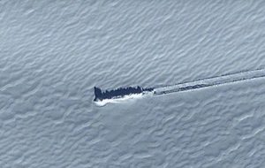 OZN prăbușit pe o insulă de lângă Antarctica?