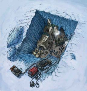 O vizită în Antarctica, care confirmă descoperirea unei civilizații extraterestre congelate