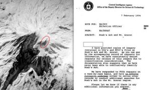 Read more about the article Document: CIA a investigat în mare secret locul unde se presupune că sunt rămășițele de la Arca lui Noe