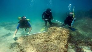 Neapolis, un oraș antic roman a fost descoperit de arheologi pe fundul Mării Mediterane, în apropiere de țărmul Tunisiei (2017)
